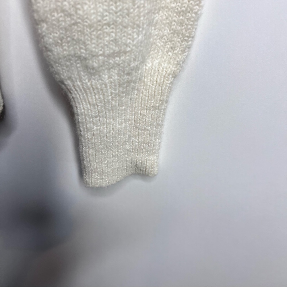Banana Republic Small Cream Alpaca Wool Crew Neck Sweater - Picture 3 of 6